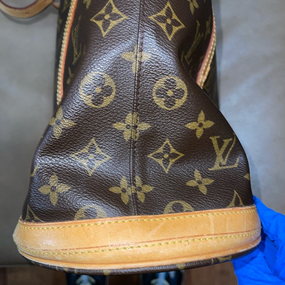 LV Brown Vintage Monogram Bucket Bag - Picture 9 of 16
